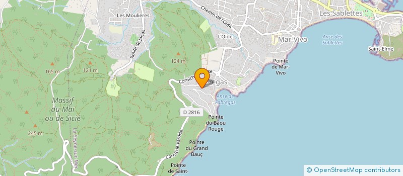localisation de l'entreprise SCI HEBERGEMENT D'AZUR à LA SEYNE SUR MER
