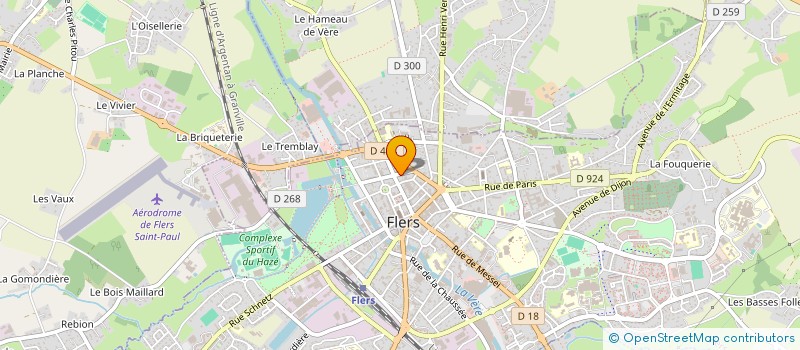 localisation de l'entreprise SCI HEBERT à FLERS
