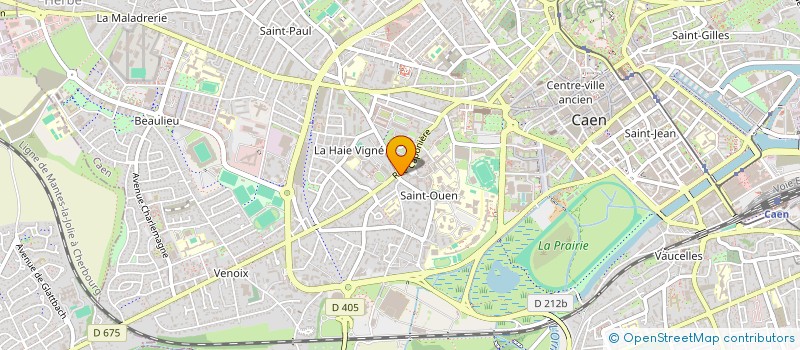 localisation de l'entreprise SCI HEBERT à CAEN