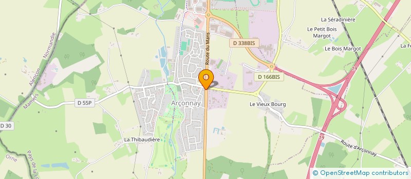 localisation de l'entreprise SCI HEBERT-AUBERT  OISSEAU-LE-PETIT