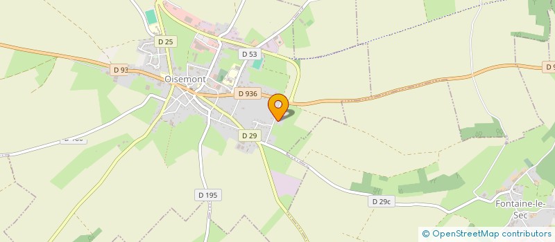 localisation de l'entreprise SCI HEBERT-LECLERCQ  OISEMONT