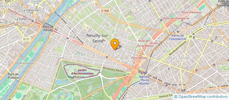 localisation de l'entreprise SCI HEBERT-SABLONS à NEUILLY-SUR-SEINE