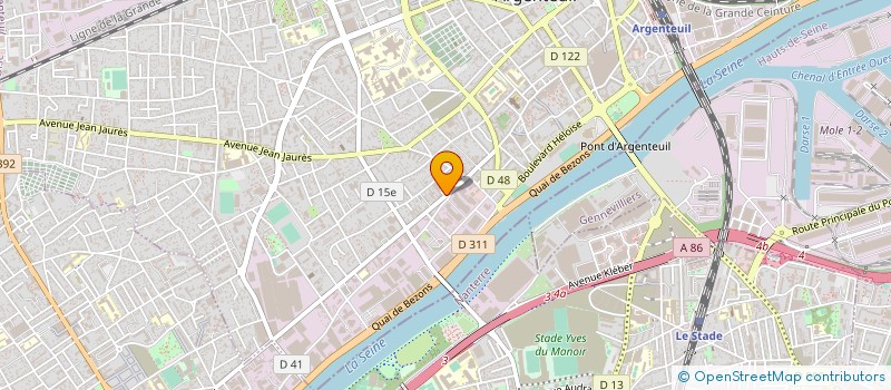 localisation de l'entreprise SCI HEBERT THIBAULT à ARGENTEUIL