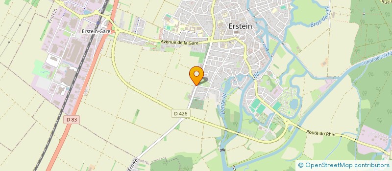 localisation de l'entreprise SCI HEBTING IMMO INVEST  ERSTEIN