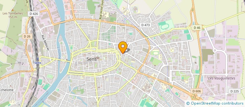 localisation de l'entreprise SCI HEC à SENS