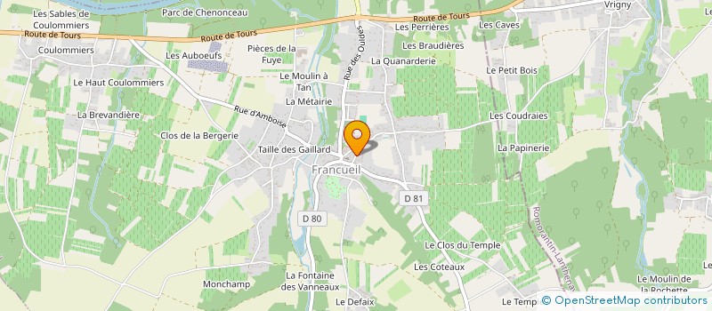 localisation de l'entreprise SCI HECARE  FRANCUEIL