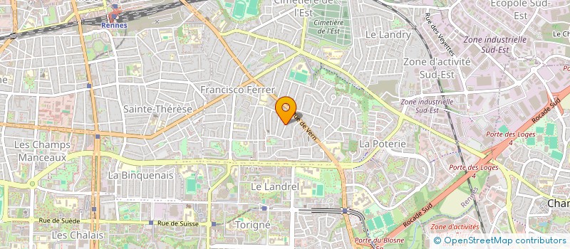localisation de l'entreprise SCI HECATE à RENNES