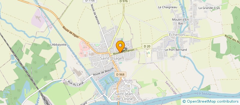 localisation de l'entreprise SCI HECC  FAUVERNEY