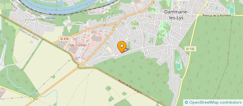 localisation de l'entreprise SCI HECHI à DAMMARIE-LES-LYS
