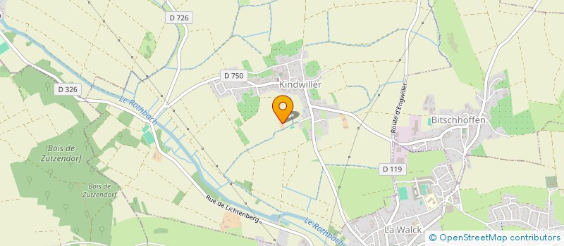 localisation de l'entreprise SCI HECKEL  KINDWILLER