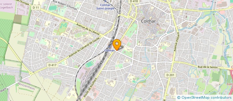 localisation de l'entreprise SCI HECKER  STRASBOURG