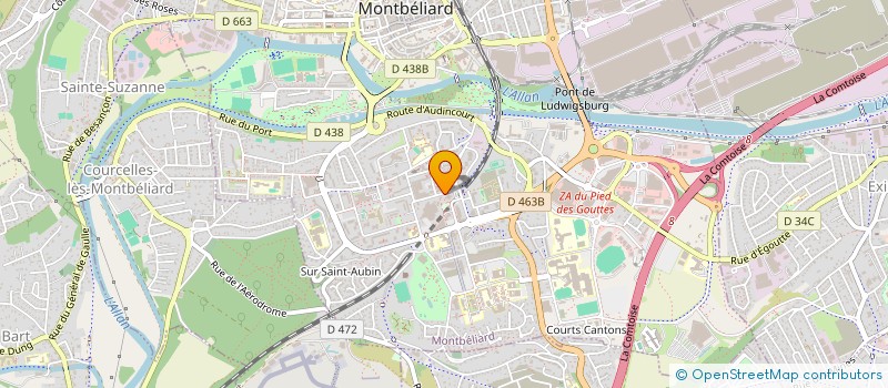 localisation de l'entreprise SCI HECO à MONTBELIARD