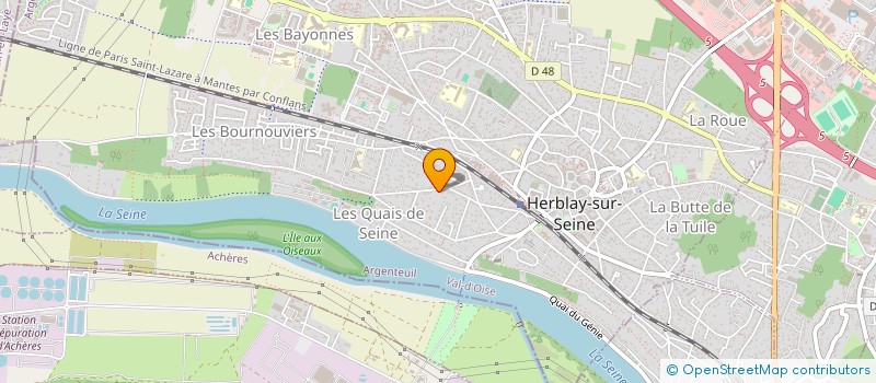 localisation de l'entreprise SCI HECO  HERBLAY-SUR-SEINE