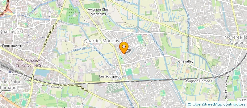 localisation de l'entreprise SCI HECO  AVIGNON