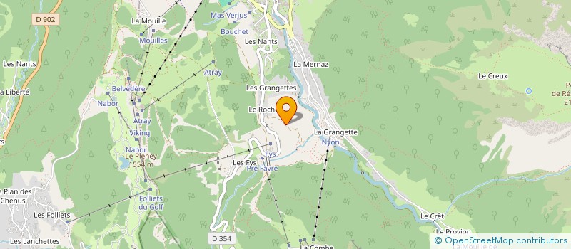localisation de l'entreprise SCI HECOSAV à MORZINE