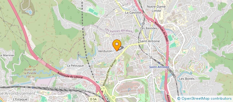 localisation de l'entreprise SCI HECQUET à MARSEILLE