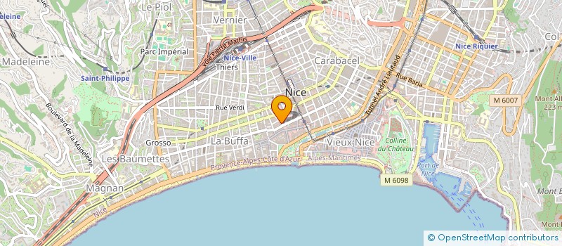 localisation de l'entreprise SCI HECTOR 3 à NICE