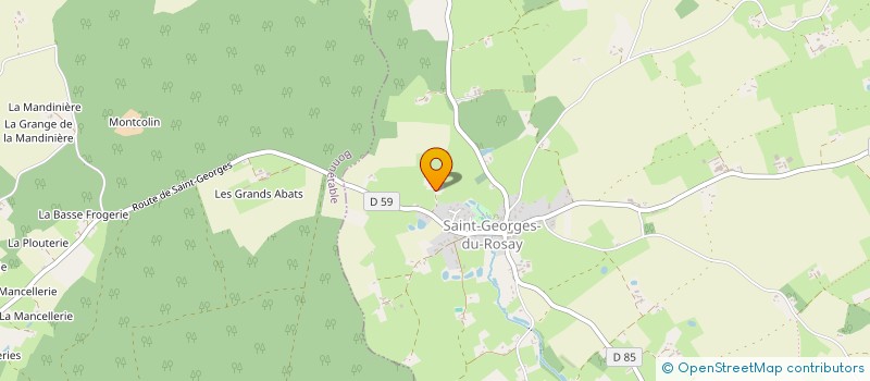 localisation de l'entreprise SCI HECTOR  SAINT GEORGES DU ROSAY