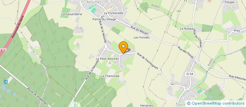 localisation de l'entreprise SCI HECTOR  ATTICHES