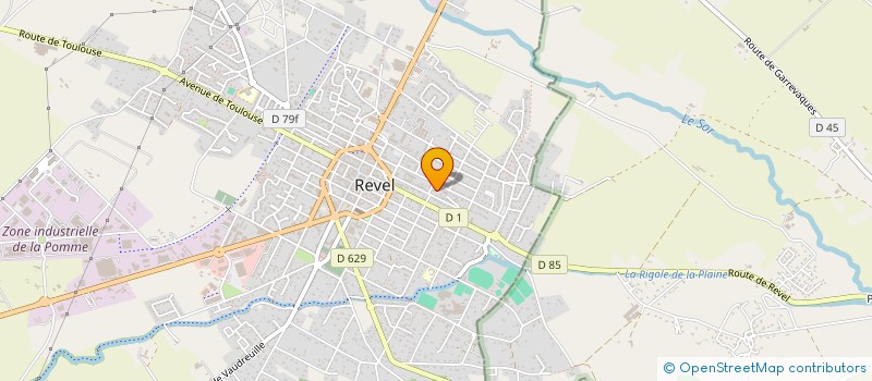 localisation de l'entreprise SCI HECTOR  REVEL