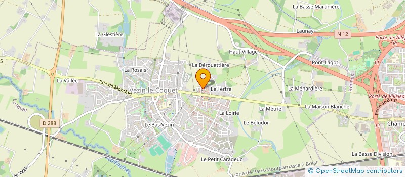 localisation de l'entreprise SCI HECTOR  VEZIN-LE-COQUET