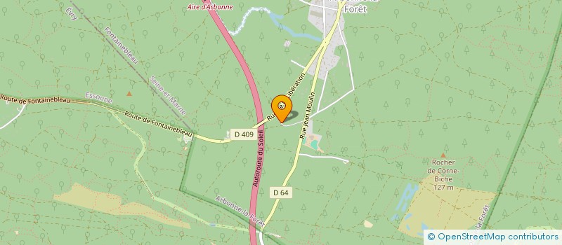 localisation de l'entreprise SCI HECTOR DELESALLE  ARBONNE-LA-FORET