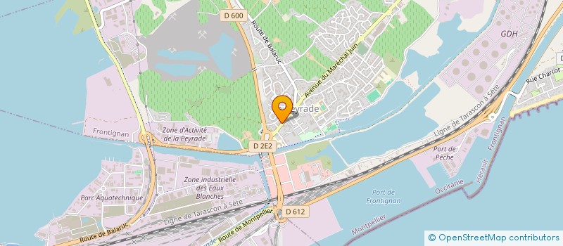 localisation de l'entreprise SCI HECTOR IMMOBILIER à FRONTIGNAN