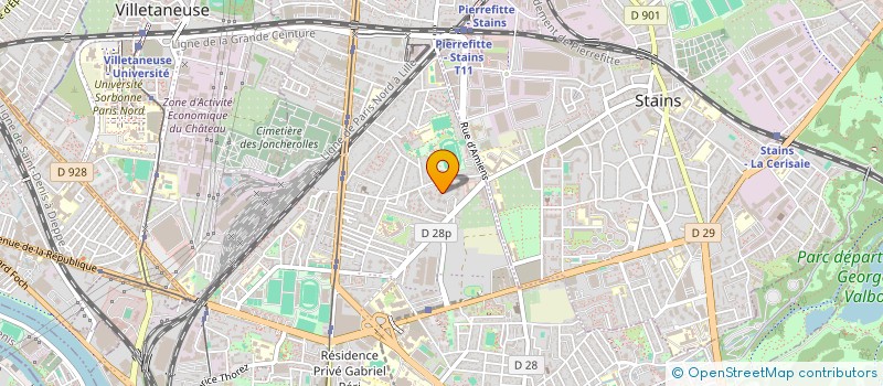 localisation de l'entreprise SCI HEDDAJ à PIERREFITTE-SUR-SEINE
