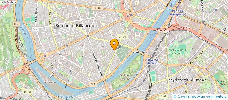 localisation de l'entreprise SCI HEDDAR à BOULOGNE-BILLANCOURT