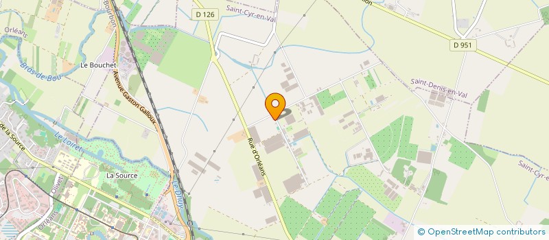 localisation de l'entreprise SCI HEDERA  SAINT-CYR-EN-VAL