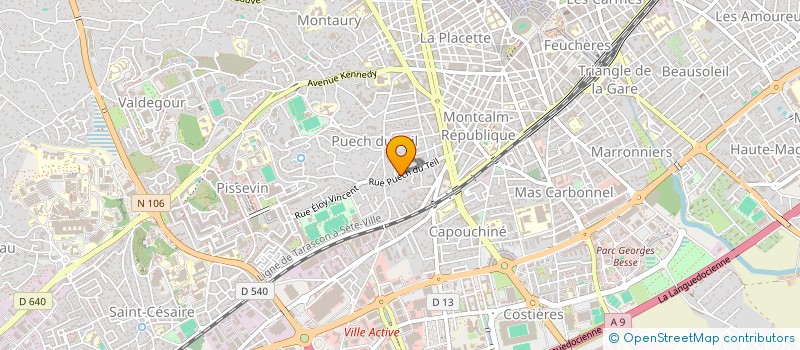 localisation de l'entreprise SCI HEDIA 30  NIMES