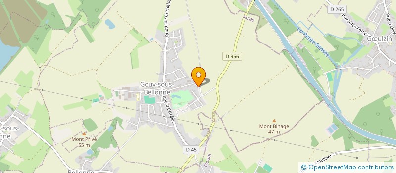 localisation de l'entreprise SCI HEDIDES  GOUY-SOUS-BELLONNE