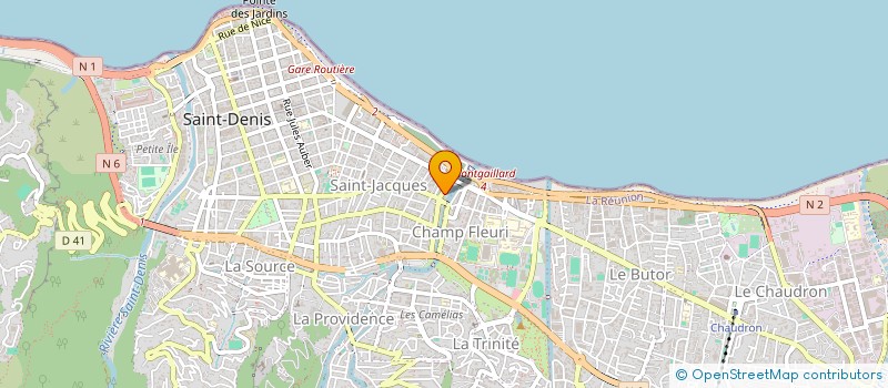 localisation de l'entreprise SCI HEDIMMO110 à SAINT-DENIS