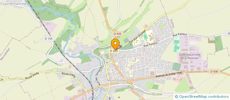 localisation de l'entreprise SCI HEDIN - RESSONS - IMMO  MONTDIDIER