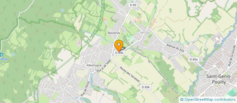 localisation de l'entreprise SCI HEDIR  THOIRY