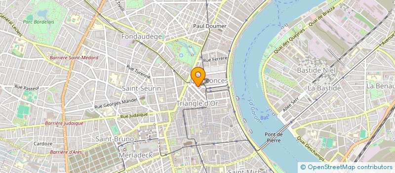 localisation de l'entreprise SCI HEDOC  BORDEAUX