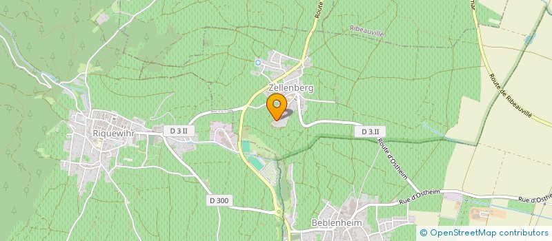 localisation de l'entreprise SCI HEDODE  ZELLENBERG