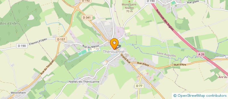 localisation de l'entreprise SCI HEDOUIN ZYLINSKI  THEROUANNE