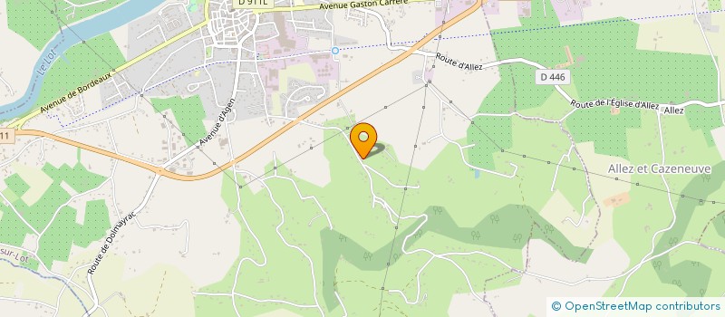 localisation de l'entreprise SCI HEEREN & LEQUEN  SAINTE LIVRADE SUR LOT