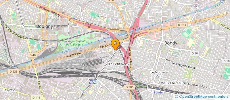 localisation de l'entreprise SCI HEF à NOISY-LE-SEC