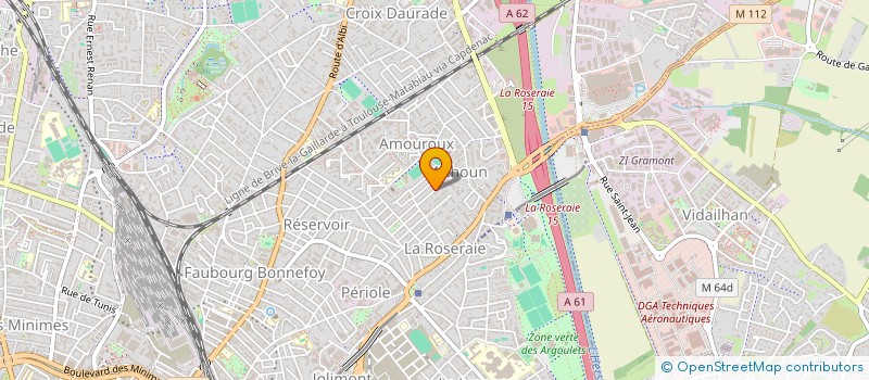 localisation de l'entreprise SCI HEF à TOULOUSE