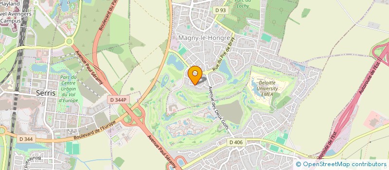 localisation de l'entreprise SCI HEF  MAGNY-LE-HONGRE