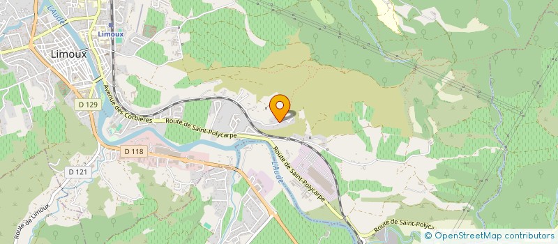 localisation de l'entreprise SCI HEGI  LIMOUX