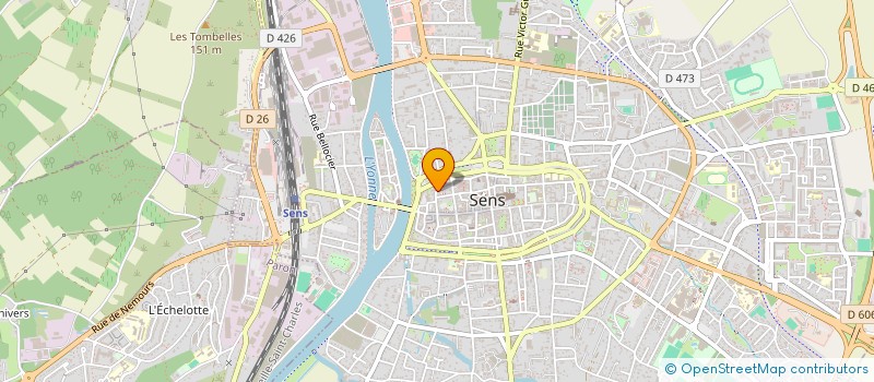 localisation de l'entreprise SCI HEGNER ETUVES à SENS
