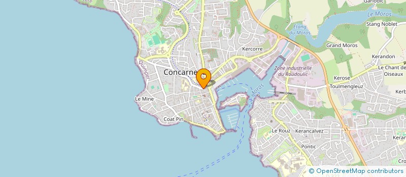 localisation de l'entreprise SCI HEGO  CONCARNEAU