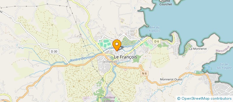 localisation de l'entreprise SCI HEGOA à FRANCOIS