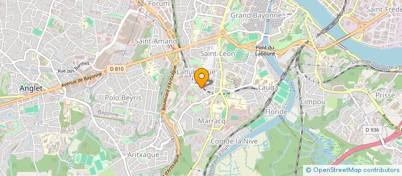 localisation de l'entreprise SCI HEGODUN à BAYONNE