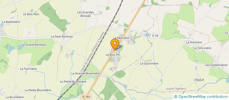 localisation de l'entreprise SCI HEGRON à MONTAIGU-VENDEE