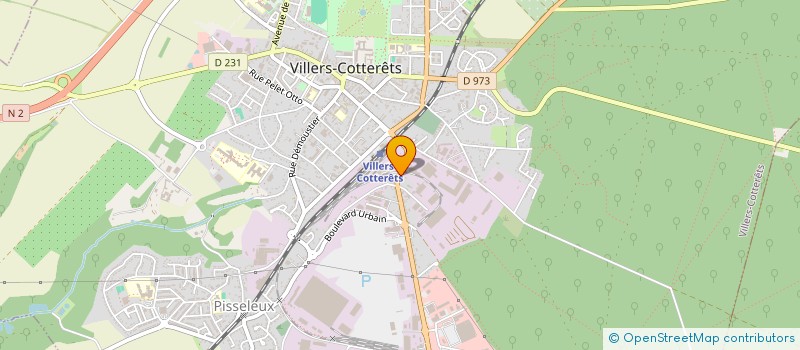 localisation de l'entreprise SCI HEI-RO 1 à VILLERS-COTTERETS