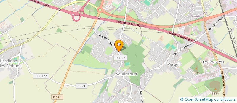 localisation de l'entreprise SCI HEIDI  VAUDRICOURT